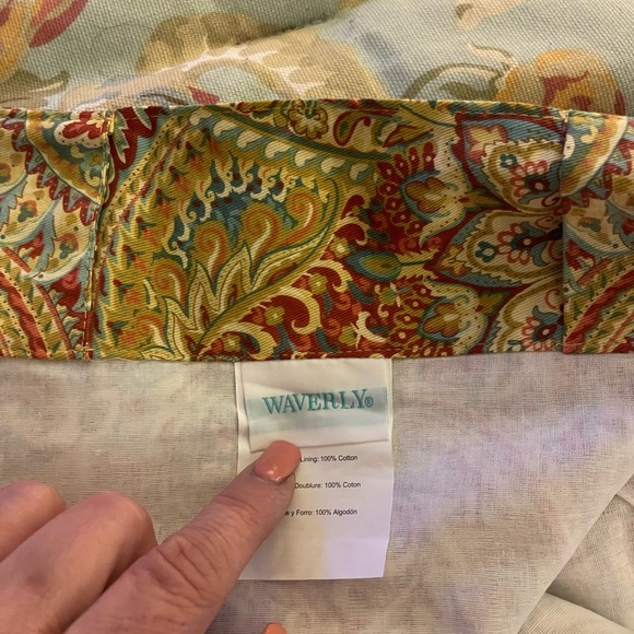 Waverly Paisley Curtains - Picture 2 of 5